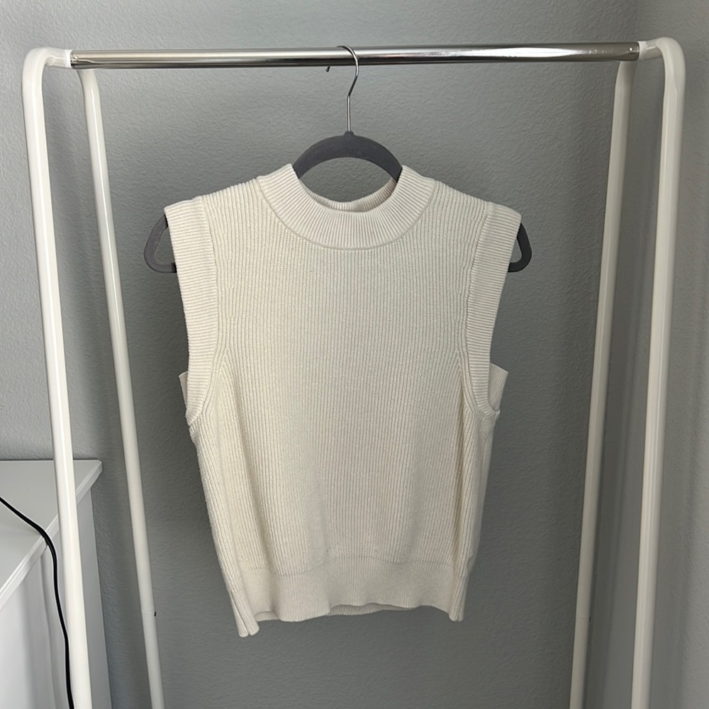 Classic Cream Sweater Vest